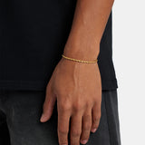 Rope Bracelet 3mm 19cm (Gold)