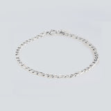 Figaro Bracelet 5mm 19cm (Silver)