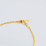 Rope Bracelet 5mm 19cm (Gold)