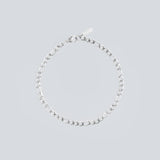 Figaro Bracelet 5mm 19cm (Silver)
