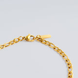 Figaro Bracelet 5mm 19cm (Gold)