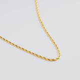 Rope Chain 2mm 20 inch (Gold)