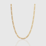 Figaro Chain & Bracelet Set 5mm (Gold)