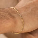 Connell Bracelet 2mm 19cm (Gold)