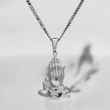 Praying Hands (Silver)