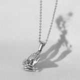 Praying Hands (Silver)