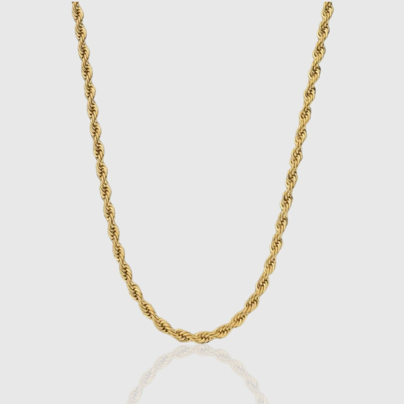 Rope Chain 5mm 20 inch (Gold) – Gilded MCR - Main Image