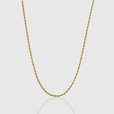 Rope Chain 3mm 20 inch (Gold)