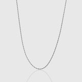 Rope Chain 3mm 20 inch (Silver)