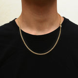 Cuban Chain 3mm (Gold)